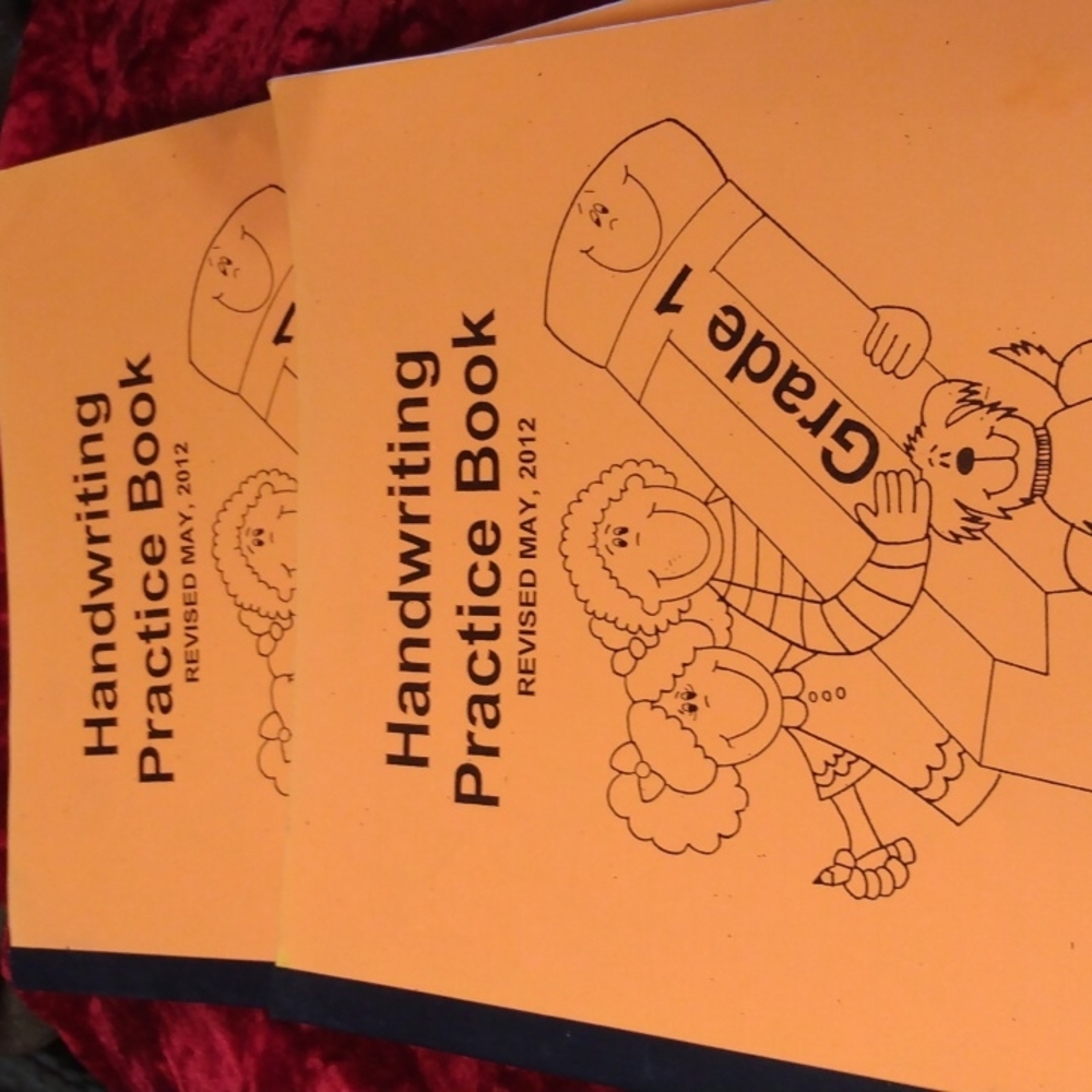 Handwriting practice book Grade 1 ( 2 available)